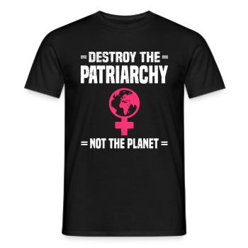 Feminismus Gleichberechtigung Frauenpower Spruch - Männer T-Shirt - Schwarz - Vorne - AI Model Male 178 light (178cm)