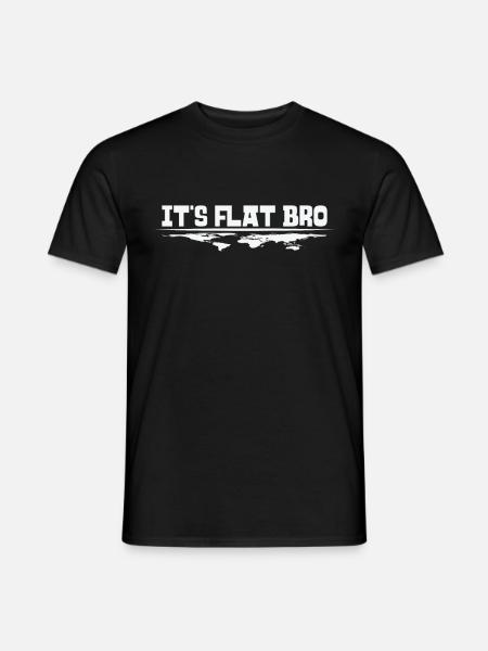 Plat, frère, c’est comme ça - T-shirt homme - noir