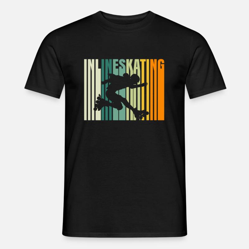 Inline Skater Inline Skating Inliner Rollerblades - Men's T-Shirt - black