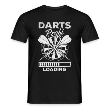 Darts Professional Loading Darts Jeu de fléchettes Joueur de fléchettes - T-shirt homme - noir - Devant - AI Model Male 178 light (178cm)