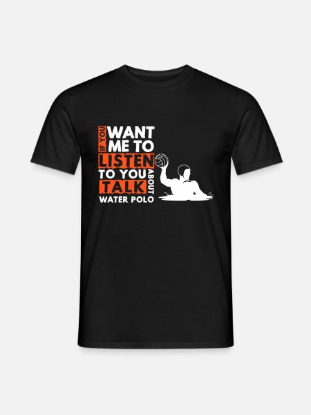 Waterpolo Waterpolo Speler Waterpolo Cadeau - Heren T-shirt - zwart