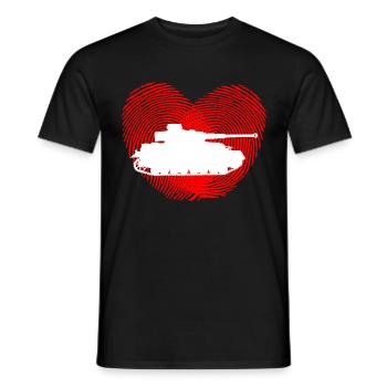 TANK - T-shirt homme - noir - Devant - AI Model Male 178 light (178cm)