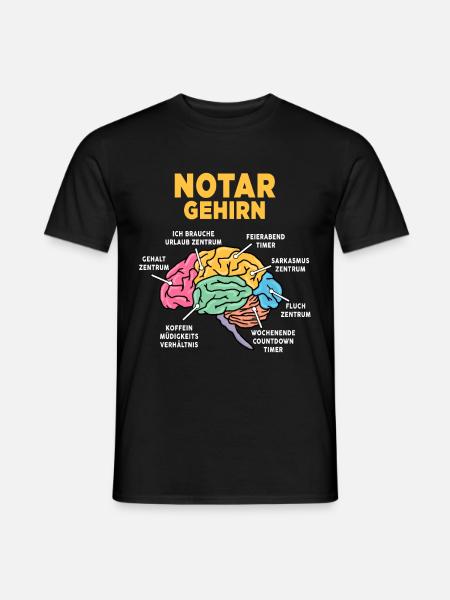 Notar - Männer T-Shirt - Schwarz