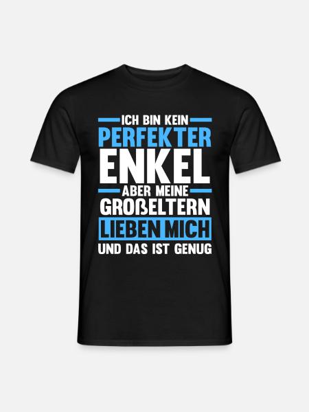 Enkel - Männer T-Shirt - Schwarz