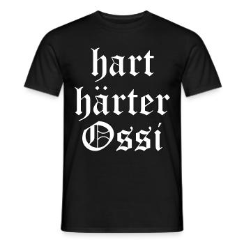 Ossi Spruch Ostdeutschland Ossis Geschenk - Männer T-Shirt - Schwarz - Vorne - AI Model Male 178 light (178cm)