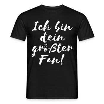 Fan Shirt - Männer T-Shirt - Schwarz - Vorne - AI Model Male 178 light (178cm)