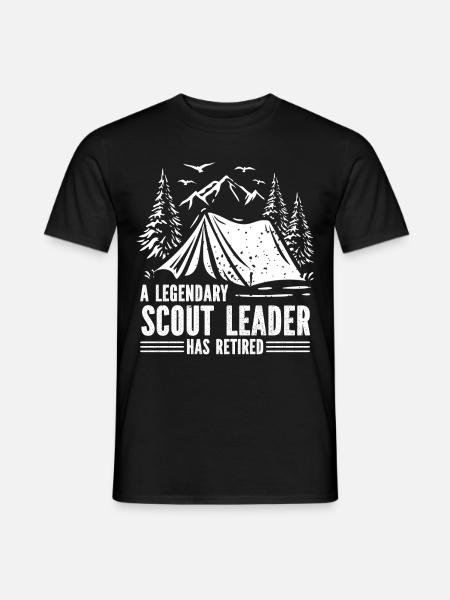 Pfadfinderleiter | Pfadfinder Scouting Geschenk - Männer T-Shirt - Schwarz
