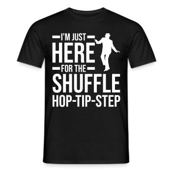 Stepptanz | Stepptänzer Tanzen Tanz Geschenkideen - Männer T-Shirt - Schwarz - Vorne - AI Model Male 178 light (178cm)