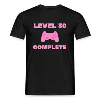 30e anniversaire jeu gamer cadeau - T-shirt homme - noir - Devant - AI Model Male 178 light (178cm)