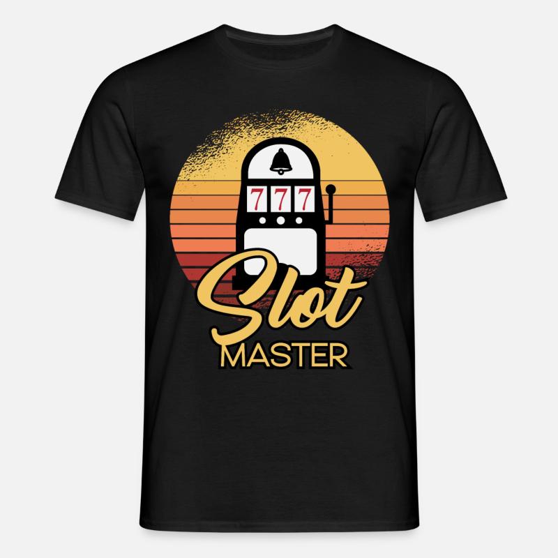 Slot Machine Master - Männer T-Shirt - Schwarz