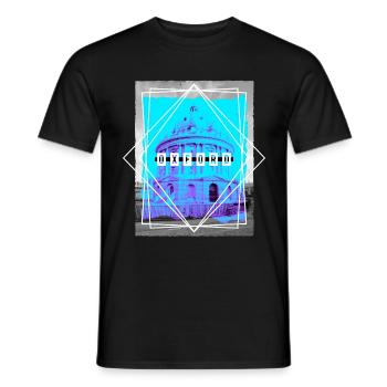 Oxford Angleterre UK City Skyline Accueil Amour - T-shirt homme - noir - Devant - AI Model Male 178 light (178cm)