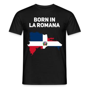 République dominicaine - T-shirt homme - noir - Devant - AI Model Male 178 light (178cm)