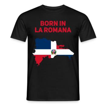 La Romana - Männer T-Shirt - Schwarz - Vorne - AI Model Male 178 light (178cm)