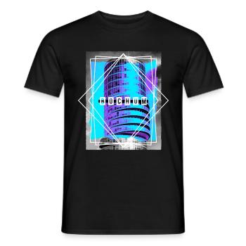 Bochum Deutschland Stadt Skyline Heimat Liebe - Männer T-Shirt - Schwarz - Vorne - AI Model Male 178 light (178cm)