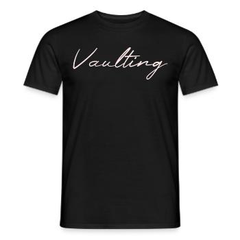 Vaulting Voltigieren Pferde Volti - Männer T-Shirt - Schwarz - Vorne - AI Model Male 178 light (178cm)