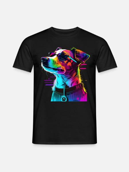Jack russell Terrier Geschenk - Männer T-Shirt - Schwarz