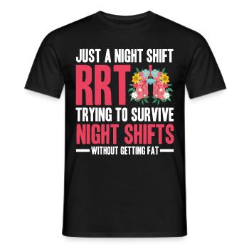 Atemtherapeut Geschenke | Atemtherapeuten Arzt - Männer T-Shirt - Schwarz - Vorne - AI Model Male 178 light (178cm)