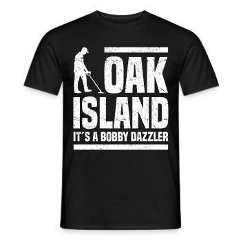 Schatzsucher - Männer T-Shirt - Schwarz - Vorne - AI Model Male 178 light (178cm)