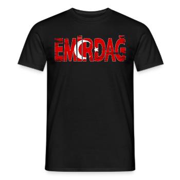 Emirdag Turkey Afyon used - Men's T-Shirt - black - Front - AI Model Male 178 light (178cm)