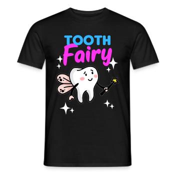 Tooth Fairy Tooth Fairy Dentist Dentist Doctor Gift - Men's T-Shirt - black - Front - AI Model Male 178 light (178cm)