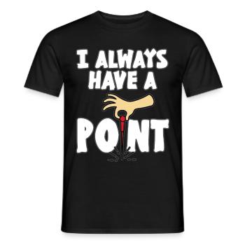 Acupuncture Acupression Aiguille Acupuncturiste Cadeau - T-shirt homme - noir - Devant - AI Model Male 178 light (178cm)