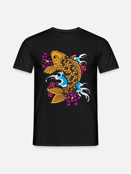 KOI Carp - Men's T-Shirt - black