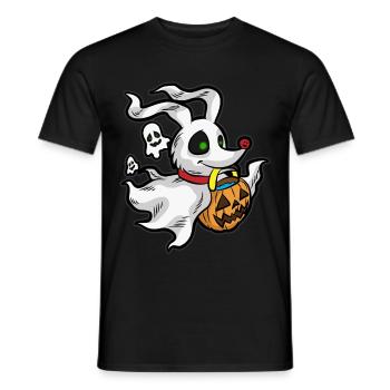 Chien fantômes - T-shirt homme - noir - Devant - AI Model Male 178 light (178cm)