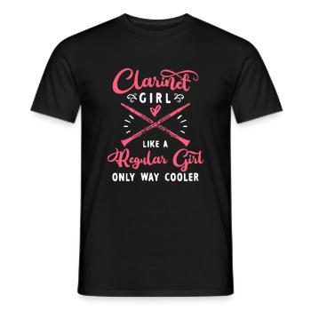 Clarinette clarinettiste clarinettiste humor - T-shirt homme - noir - Devant - AI Model Male 178 light (178cm)