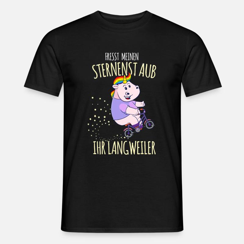 Fresst Meinen Sternenstaub Ihr Langweiler - Männer T-Shirt - Schwarz