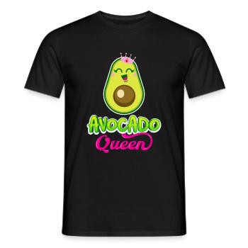 Avocado Queen lustige Prinzessin Humor - Männer T-Shirt - Schwarz - Vorne - AI Model Male 178 light (178cm)
