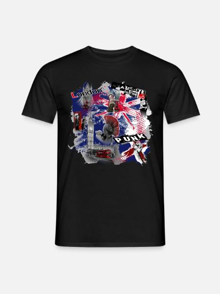 London punk - Men's T-Shirt - black