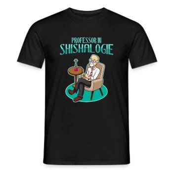 Professeur IN Shishogy Drôle disant fumeur - T-shirt homme - noir - Devant - AI Model Male 178 light (178cm)