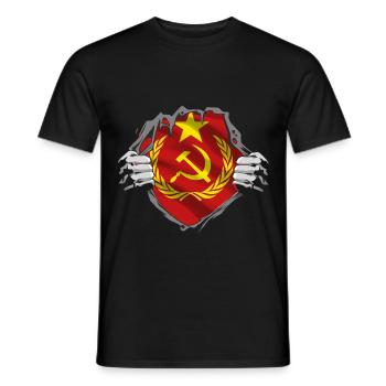 Cadeau du communisme - T-shirt homme - noir - Devant - AI Model Male 178 light (178cm)
