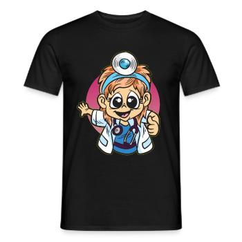 Kinder Arzt Junge Kinderarzt - Männer T-Shirt - Schwarz - Vorne - AI Model Male 178 light (178cm)