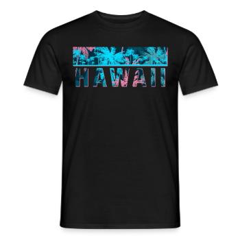 Hawaii Tropic Paradise - Men's T-Shirt - black - Front - AI Model Male 178 light (178cm)