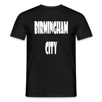 Birmingham City - Männer T-Shirt - Schwarz - Vorne - AI Model Male 178 light (178cm)