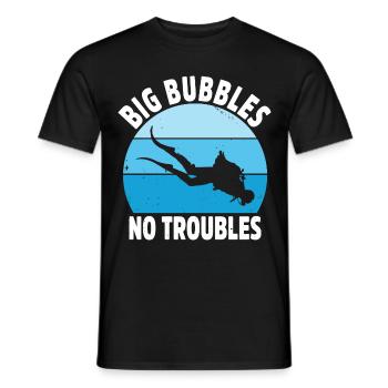 Tauchen Schorcheln Taucher Apnoe Scuba Tauchen - Männer T-Shirt - Schwarz - Vorne - AI Model Male 178 light (178cm)
