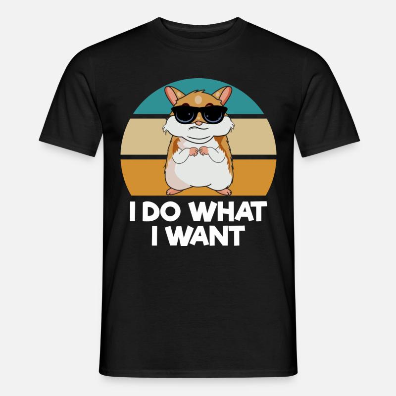 Hamster siger | Gnavere Kæledyr Gaveide - Mænd T-shirt - sort