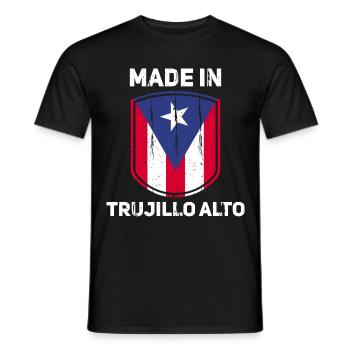 Puerto Rico - Männer T-Shirt - Schwarz - Vorne - AI Model Male 178 light (178cm)