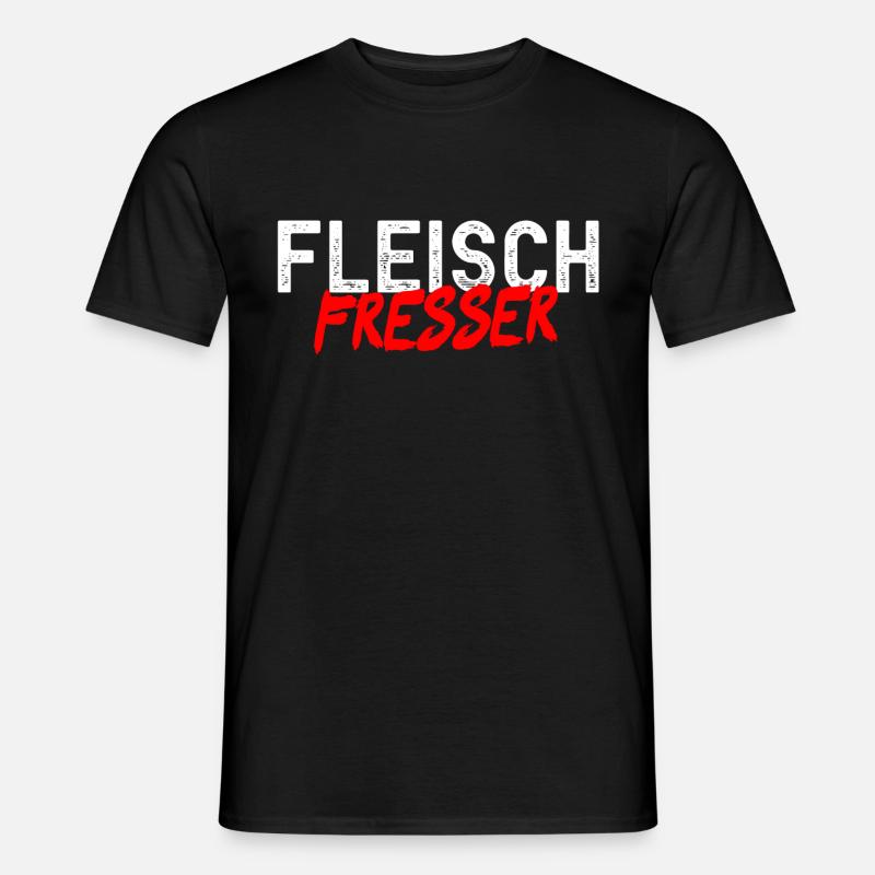 Fleischfresser - Männer T-Shirt - Schwarz