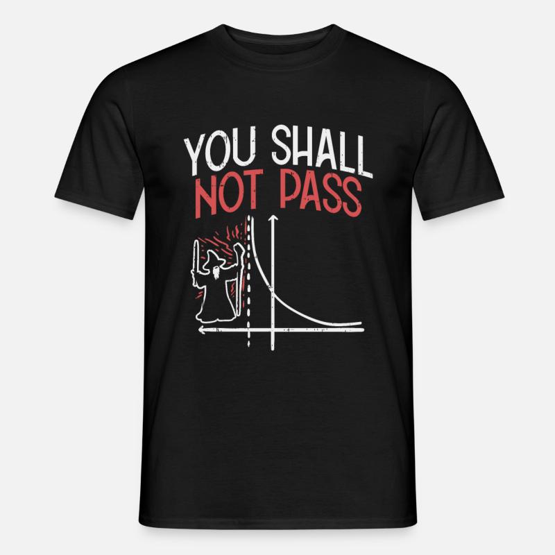 Math funny algebra function - Men's T-shirt - black