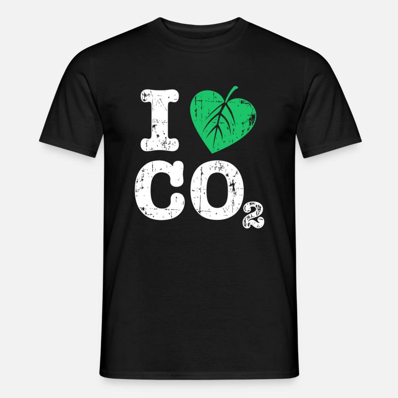 CO2 - Männer T-Shirt - Schwarz