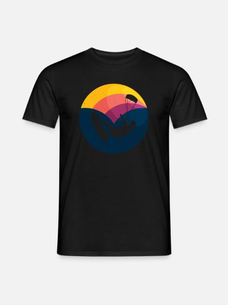 Kite Kiteboarding Kitesurfer Kiteboarding Gift - Men's T-Shirt - black