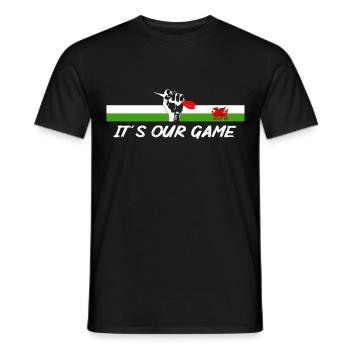 Le Pays de Galles c'est notre jeu - T-shirt homme - noir - Devant - AI Model Male 178 light (178cm)