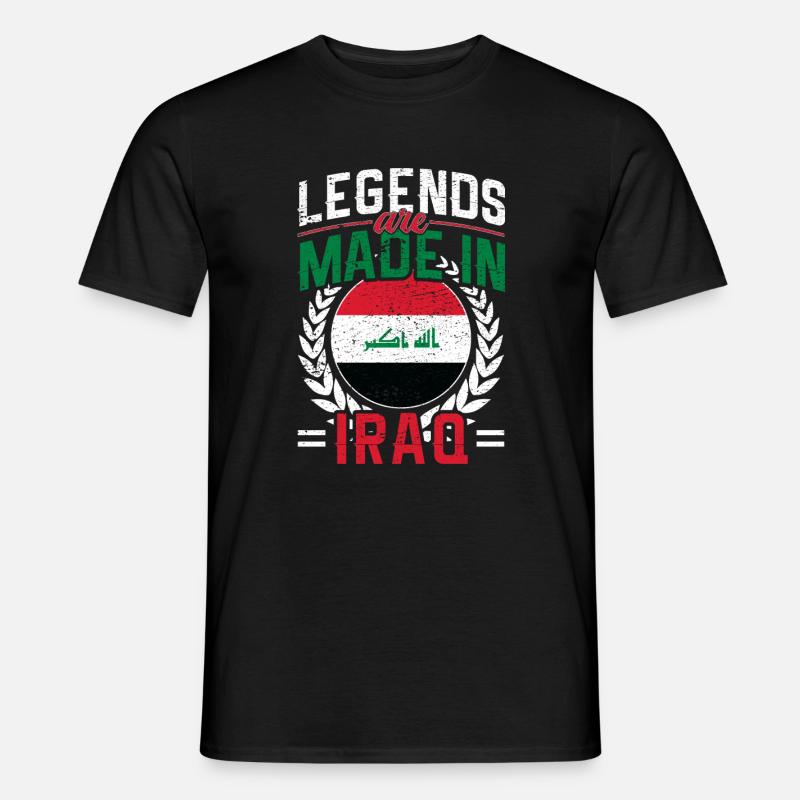 Irak Geschenkidee - Männer T-Shirt - Schwarz