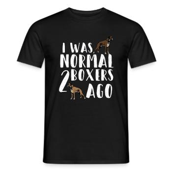 Boxer Dog Gifts - Men's T-Shirt - black - Front - AI Model Male 178 light (178cm)