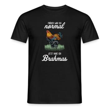 Brahma Poulet I Poule Oeuf Coq Motif pour les éleveurs de poulet - T-shirt homme - noir - Devant - AI Model Male 178 light (178cm)