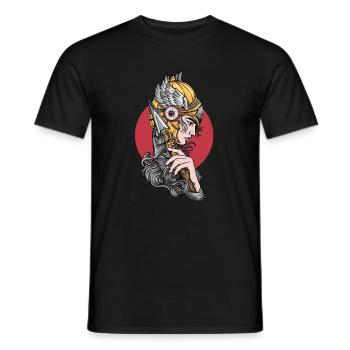 Valkyrie I Valkyrie Viking Valhalla motif pour - T-shirt homme - noir - Devant - AI Model Male 178 light (178cm)