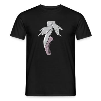 Ballett I Ballettschuhe Ballettkleid Motiv für - Männer T-Shirt - Schwarz - Vorne - AI Model Male 178 light (178cm)