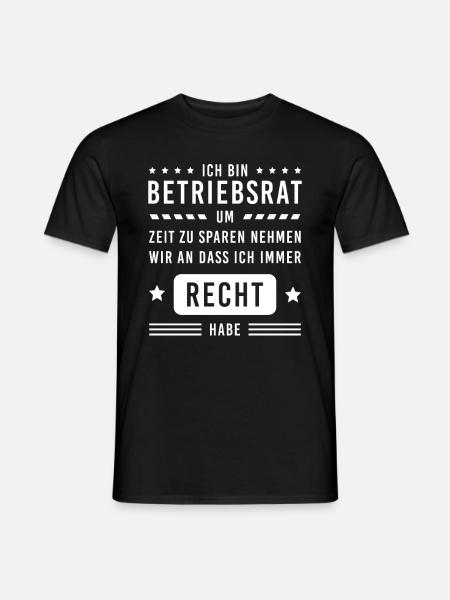 Betriebsrat Arbeitnehmer Vertreter Gewerkschaft - Männer T-Shirt - Schwarz